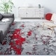 preview thumbnail 13 of 18, SAFAVIEH Adirondack Cordelia Abstract Glam Rug - Grey/Yellow - 8' Square