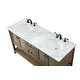 preview thumbnail 6 of 12, Grand 60 - 72 Inch Double Bathroom Vanity