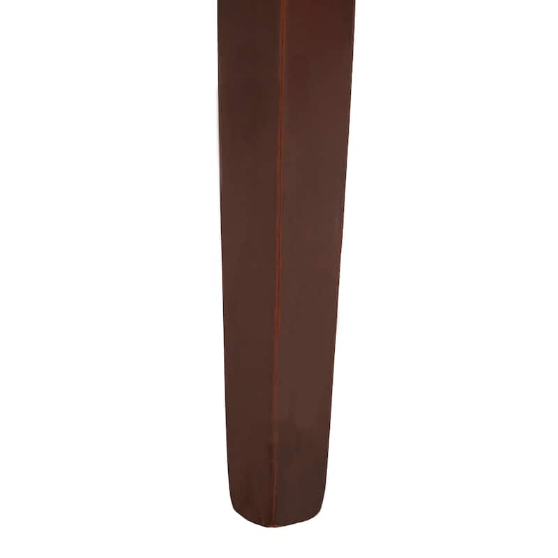 SAFAVIEH Alesia 29.7-inch Curved Back Mahogany Bar Stool - 19.6" x 24.2" x 43.7" - 20Wx24Dx44H