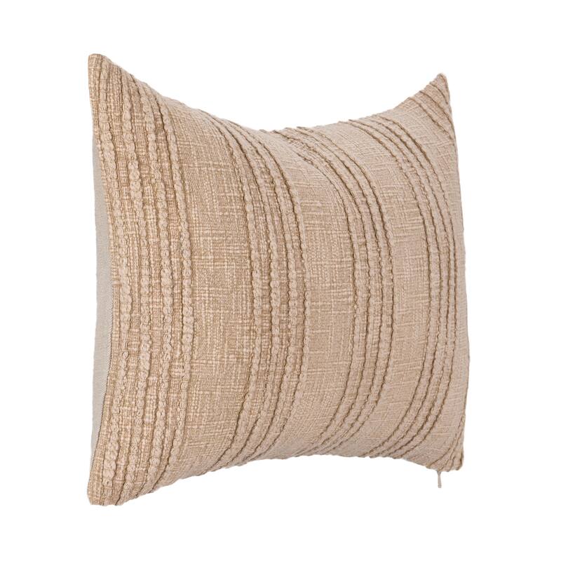 Villa by Classic Home Hannah 100% Cotton 22" Throw Pillow