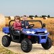preview thumbnail 26 of 38, Gymax 12V 2 Seater Ride On UTV Dump Truck Remote w/ Electric Dump Bed