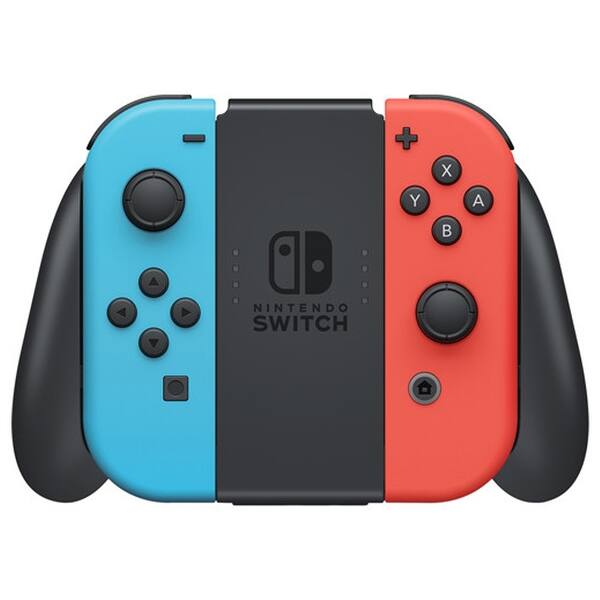 Shop Nintendo Switch With Neon Blue And Red Joy Con Bundle With Minecraft Black Overstock 31995262