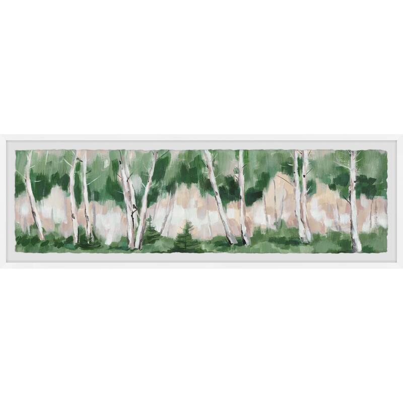 Woods Invited Me Framed Print