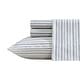 preview thumbnail 18 of 145, Nautica Cotton Percale Deep Pocket Bed Sheet Sets Full - Coleridge Stripe Green