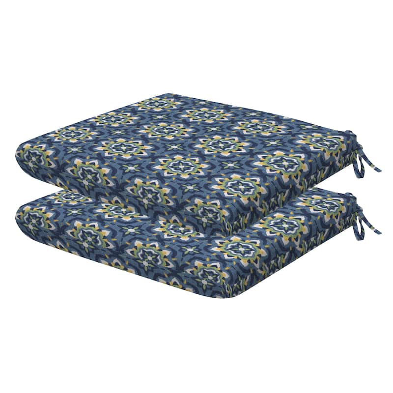 Universal Seat Cushion (2-Pack) - Medina Medallion Blue