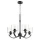 preview thumbnail 2 of 1, Quorum International Dakota 5 Light 24" Wide Chandelier