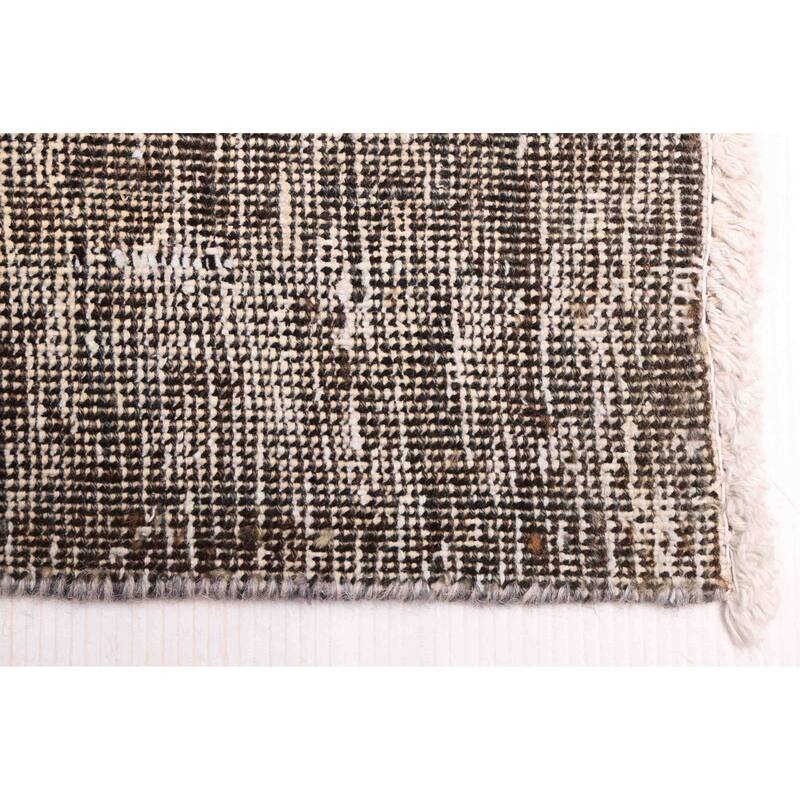 ECARPETGALLERY Hand-knotted Color Transition Charcoal Wool Rug - 8'5 x 11'7