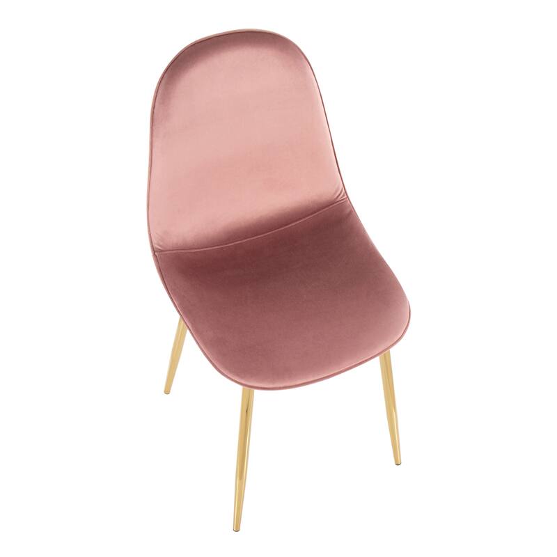 Silver Orchid Stone Gold Dining Chair - Set of 2