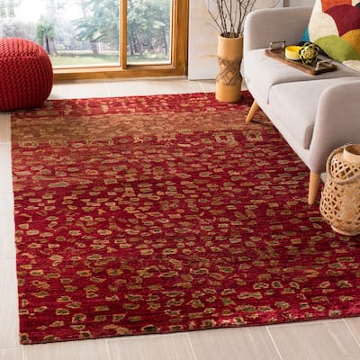 SAFAVIEH Hand-knotted Tangier Hafren Modern Wool Rug