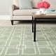 preview thumbnail 4 of 29, Martha Stewart by SAFAVIEH Square Dance Wool/ Banana Silk Rug