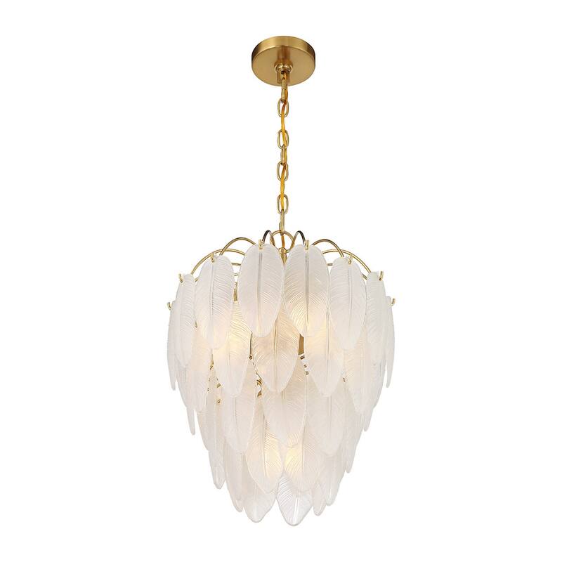Savoy House 1-3507-5 Boa 5 Light 16" Wide Waterfall Chandelier