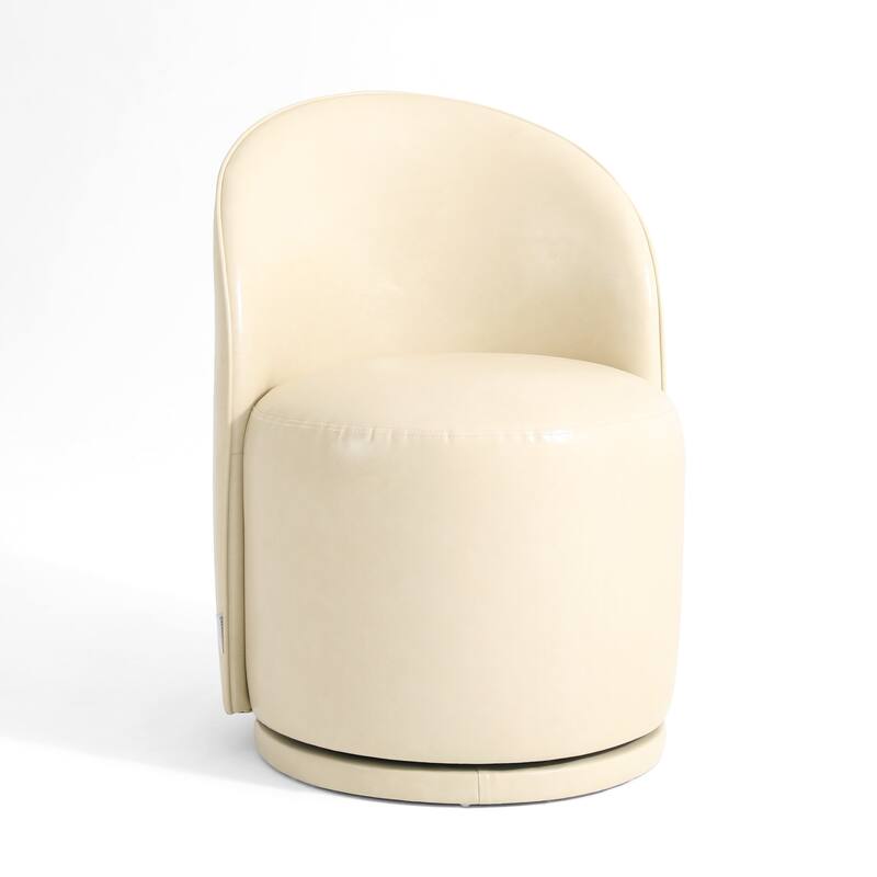 23" W Upholstered Swivel Side Chair for Dining Room, Balcony, Parlour