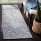 preview thumbnail 33 of 120, SAFAVIEH Handmade Abstract Birdie Modern Wool Rug 2'3" x 12' Runner - Blue/Ivory - Runner