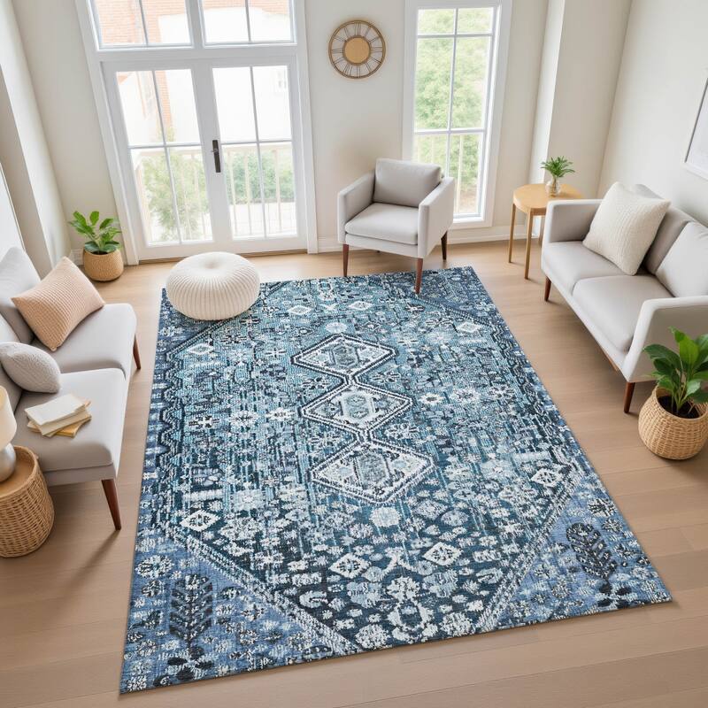 Premium Washable Super Soft Traditional Global Mayfield Rug