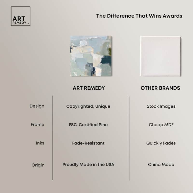 Seafoam and Sand II Canvas by Art Remedy, Gallery Wrapped