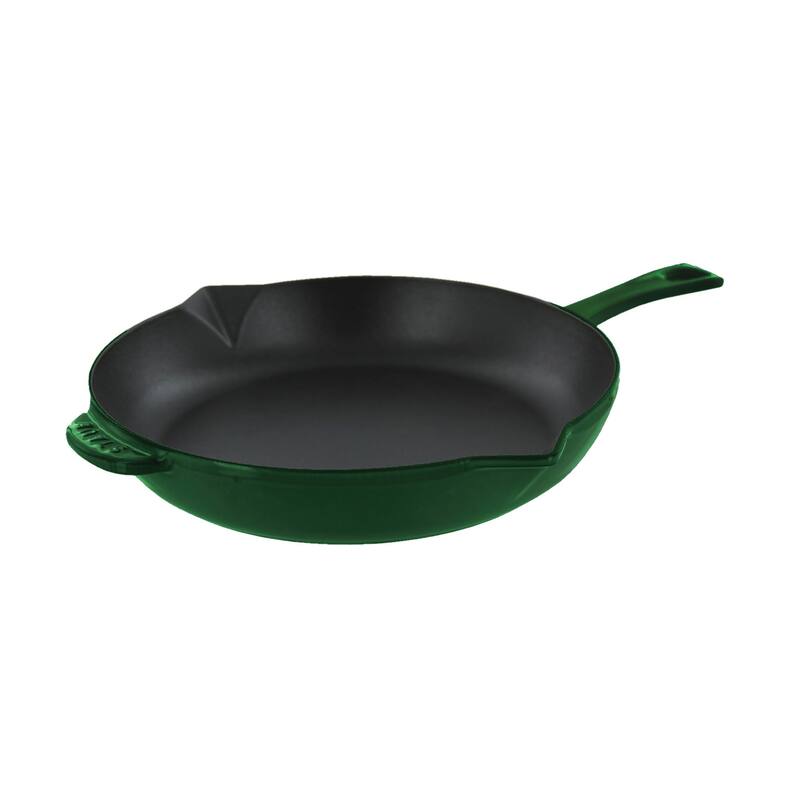 STAUB Cast Iron 10-inch Fry Pan - Basil