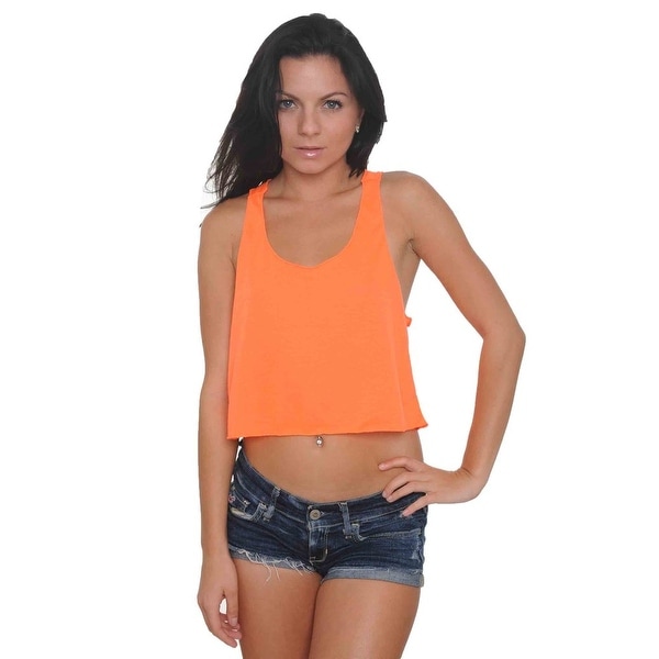 midriff workout tops