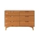 preview thumbnail 64 of 72, Walker Edison Gammelstaden Mid-Century Solid Wood 6-Drawer Dresser
