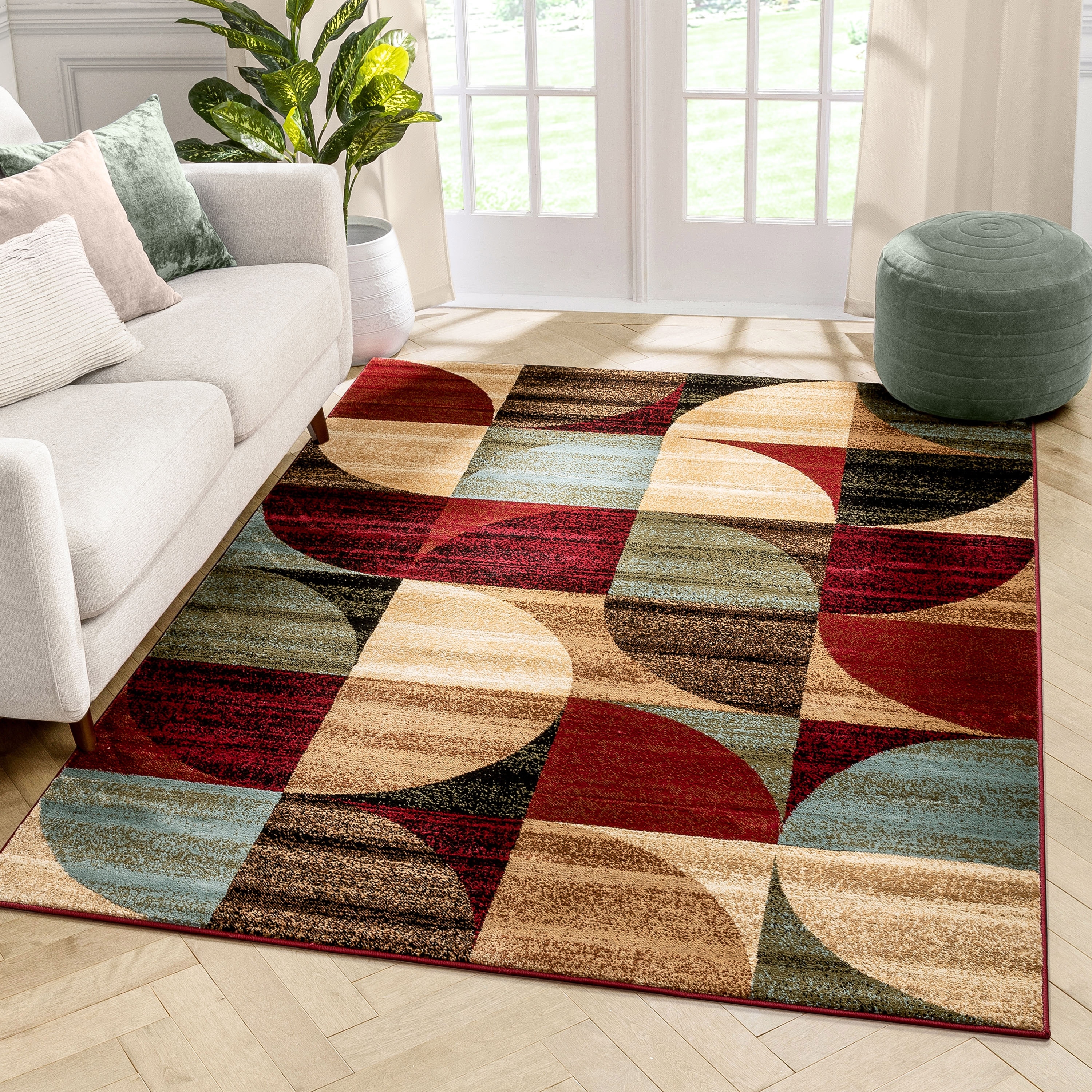 Well Woven Barclay Bowery Art Deco Modern Area Rug