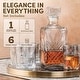 preview thumbnail 3 of 6, Bormioli Rocco Selecta Whiskey Set - 33.75 oz. Decanter, 9.5 oz. Glasses