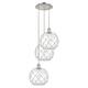 Option Clear Glass with White Rope / Polished Nickel