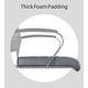 preview thumbnail 26 of 38, Office Chair With Arms Stools For Counter Height Bar Office Wheels PU Leather Rest Tilt Swivel Work Office Standing Desk