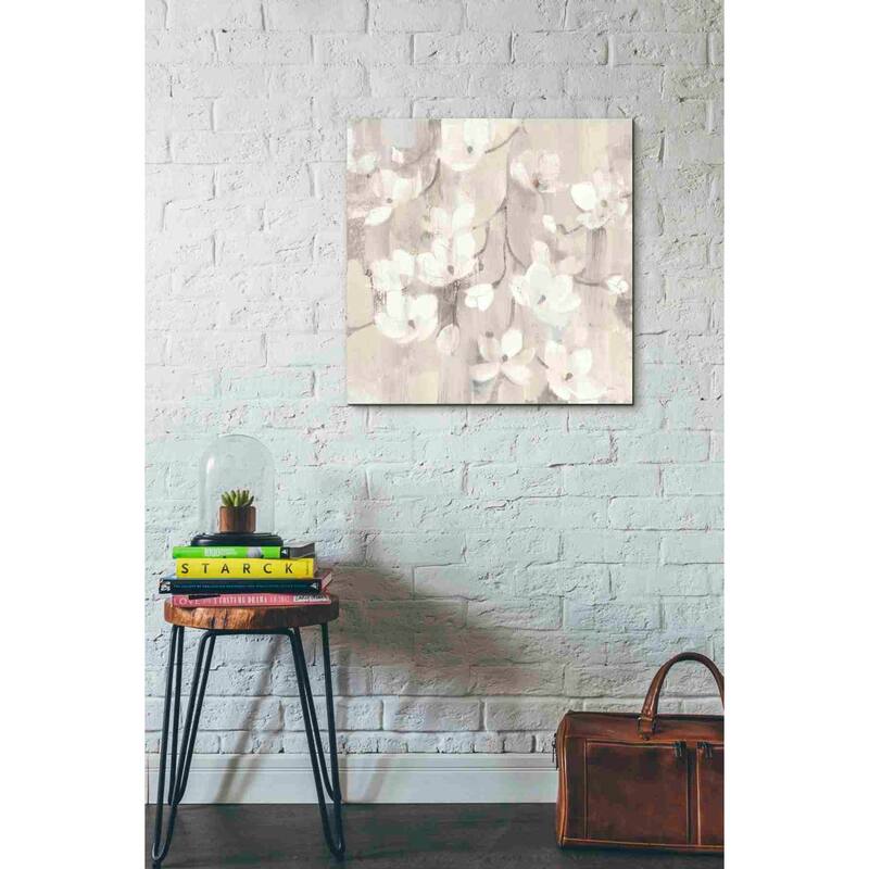 Epic Graffiti 'Magnolias in Spring II Neutral' by Albena Hristova, Canvas Wall Art