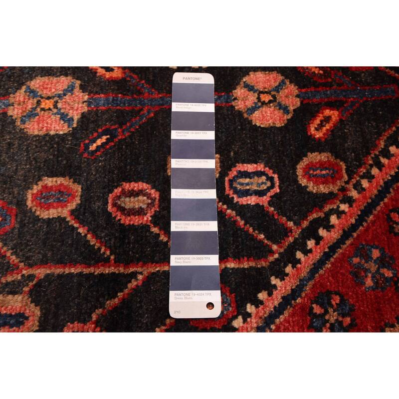 ECARPETGALLERY Hand-knotted Anadol Vintage Navy, Red Wool Rug - 4'6 x 8'2