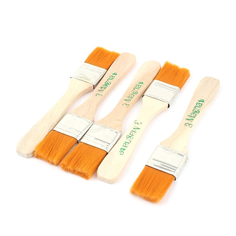 5 Pcs Baking Bread Cook Pastry Oil Cream BBQ Tool Basting Brush