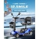 preview thumbnail 2 of 26, Folding Portable Mobility Scooter，Long-Range Battery Motorized Scooter for Seniors - N/A Blue
