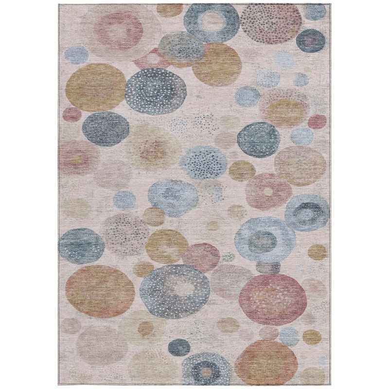 HomeRoots Geometric Transitional Rectangle Outdoor Rug