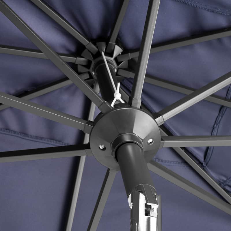 VredHom 9x5 Ft Outdoor Rectangular Market Umbrella