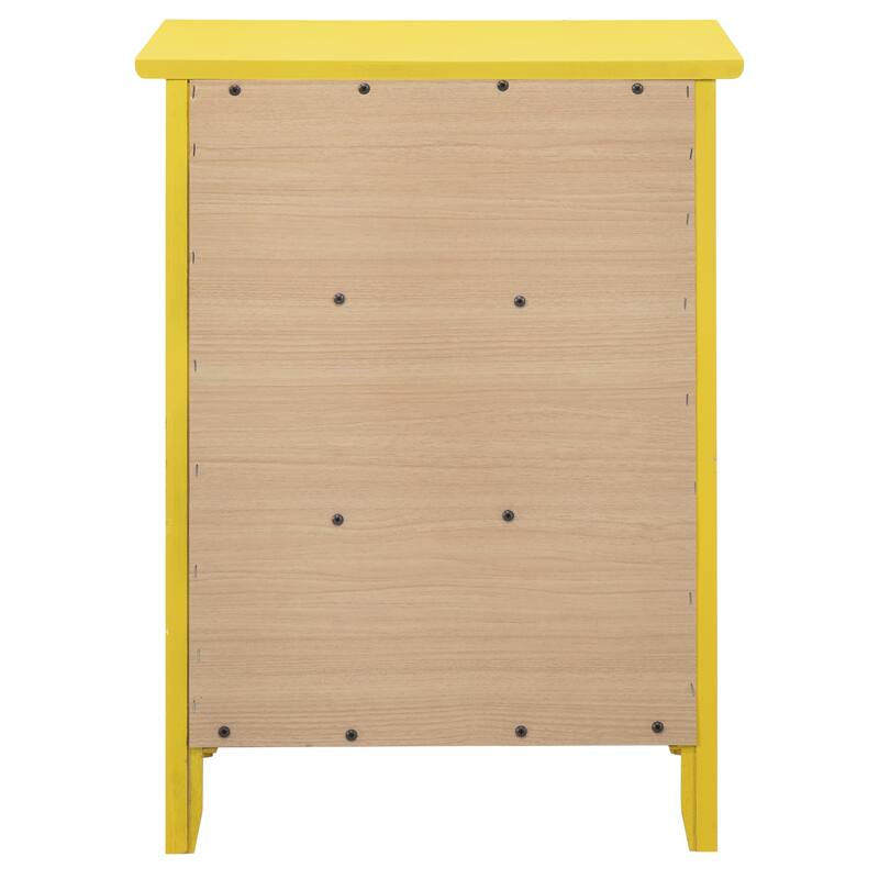 Nightstand with Extra Durability - Real Wood Veneers and Dove Tailed Drawers