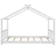 preview thumbnail 17 of 16, Twin Size Platform Bed, Wooden Twin Playhouse Bed with Roof for Kids