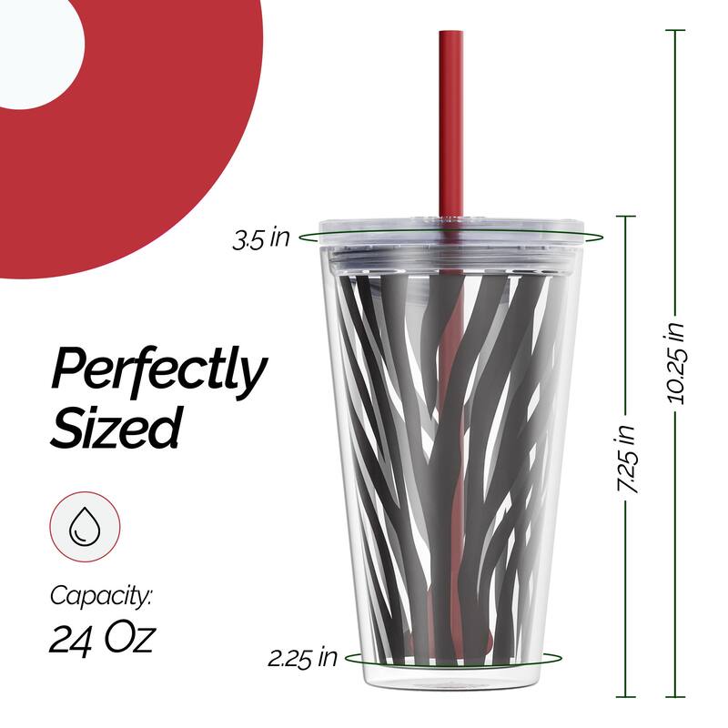Copco Minimus Tumbler With Removable Straw And Double Wall Insulation - 24 oz.