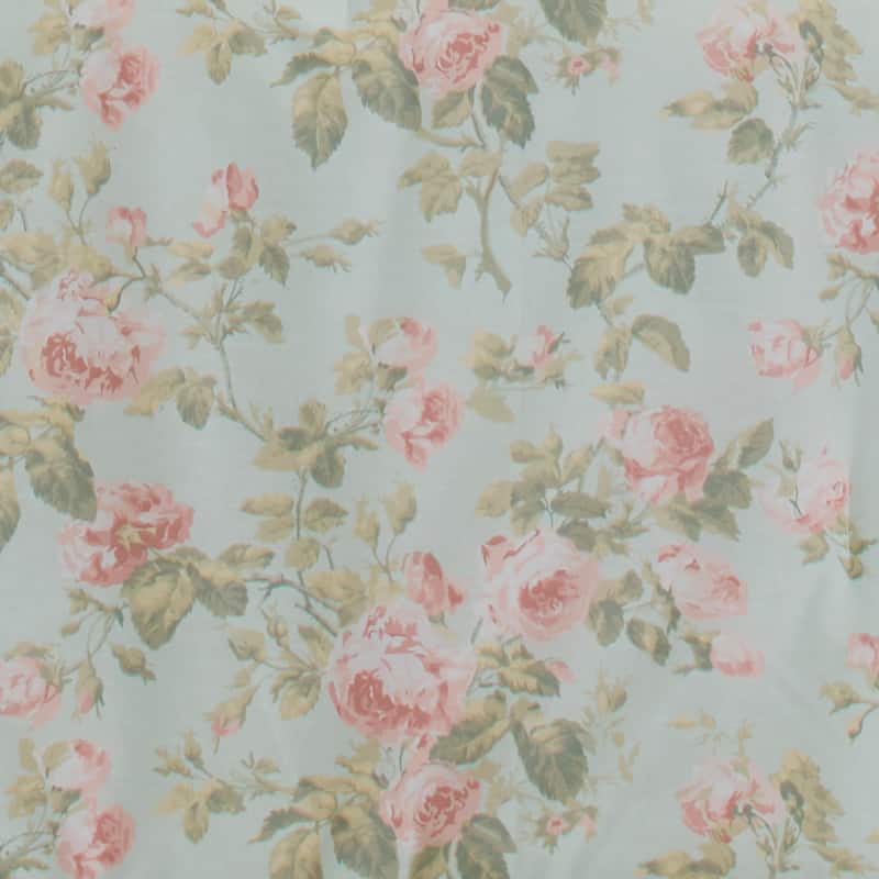 Laura Ashley Madelynn Green Floral Cotton Bonus Comforter Set