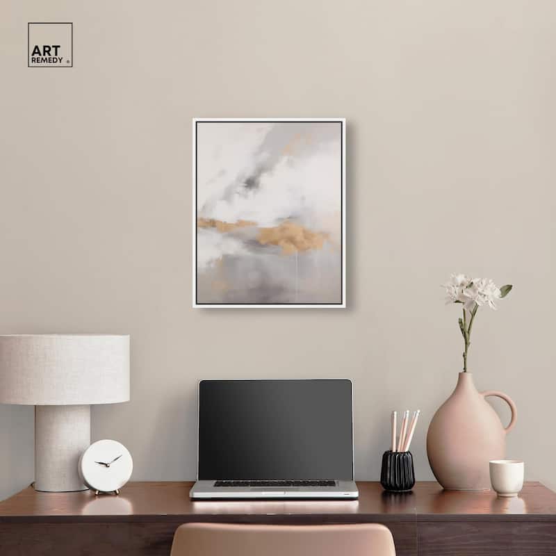 Fleeting Gold II Canvas by Art Remedy