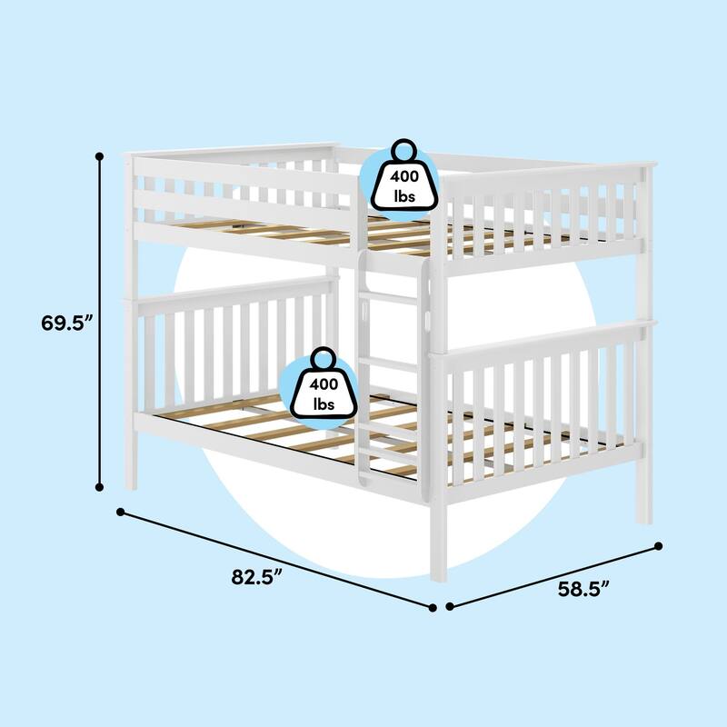 Max and Lily Full over Full Bunk Bed