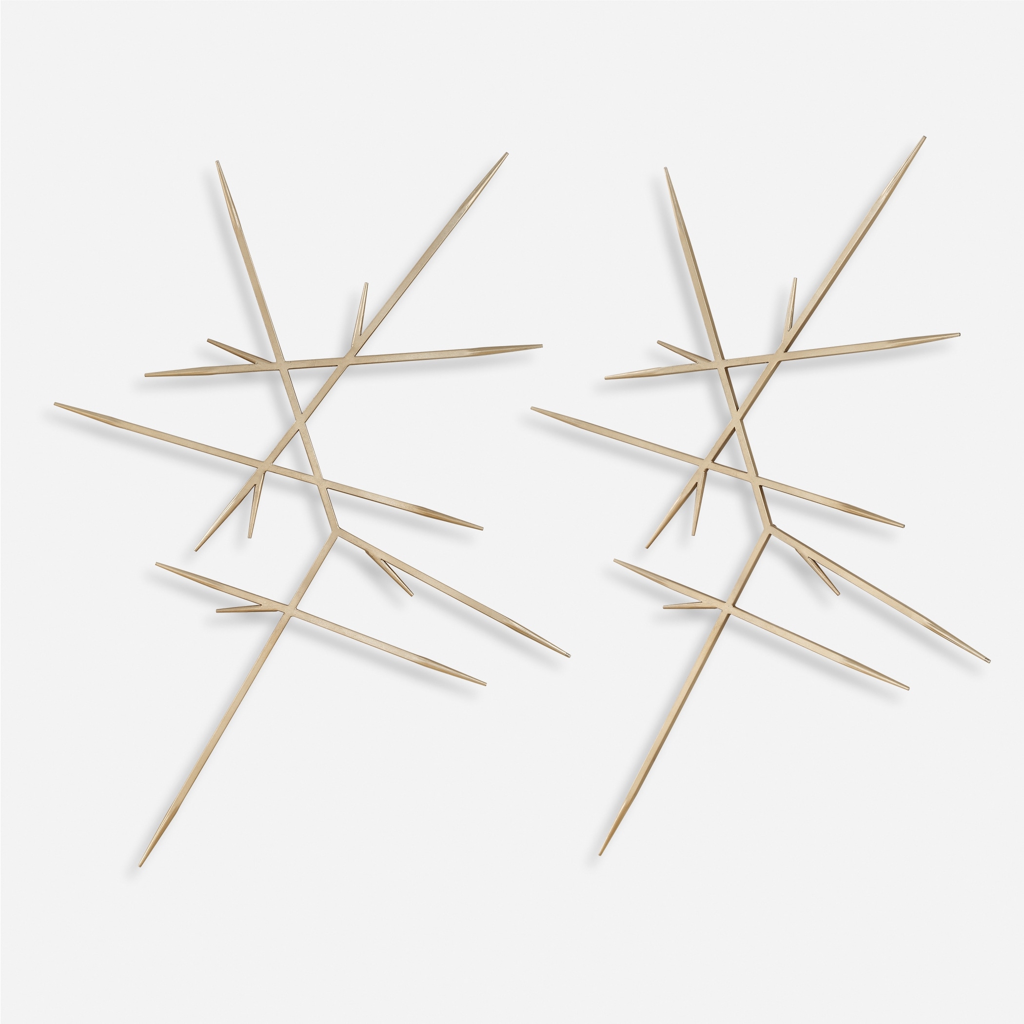 Uttermost Fireworks Silver Wall Decor (Set of 2) - 30.25" x 30.25"