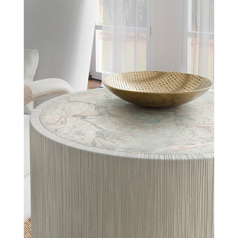 Hooker Furniture 6350-80316 22" Diameter Wood Veneer End Table
