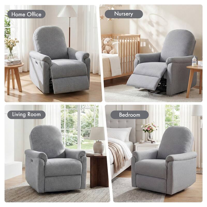 Madison Park Elio 3 in 1 Power Recliner