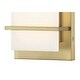 preview thumbnail 15 of 13, Minka Lavery 431-L Tarnos 16" Tall LED Wall Sconce with White Faux