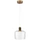 Option Antique Brushed Brass / Seeded Glass