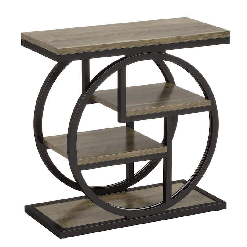 4-tier Narrow Side End Table for Living Room Bedroom