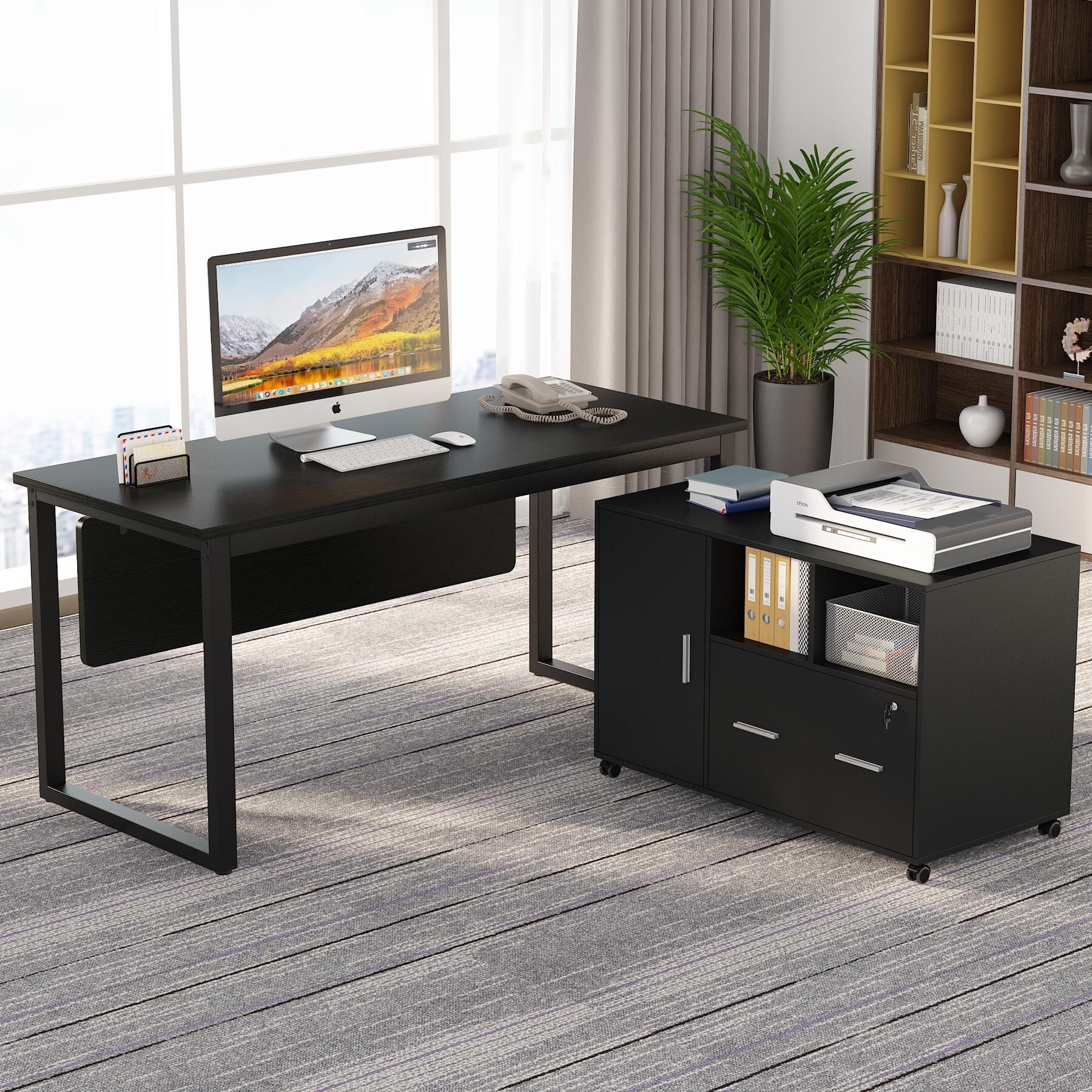 L shaped 2025 desk 40 inches