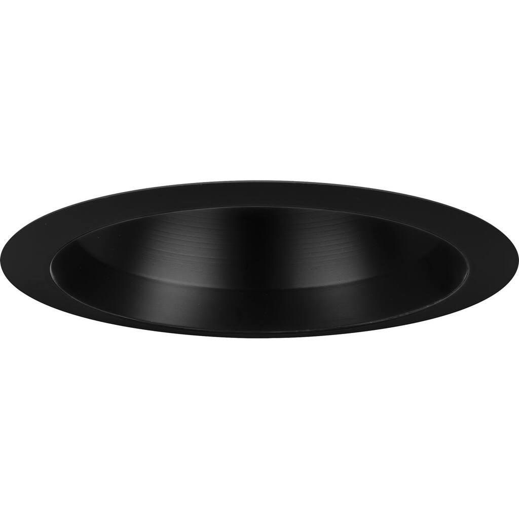 6 in. Black Recessed Open Trim for 6 in. Housing - Medium