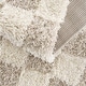 preview thumbnail 83 of 82, Hauteloom Atira Living Room, Bedroom Area Rug - Contemporary - Plush Pile - Light Gray,Cream - 7'10" x 10'3"