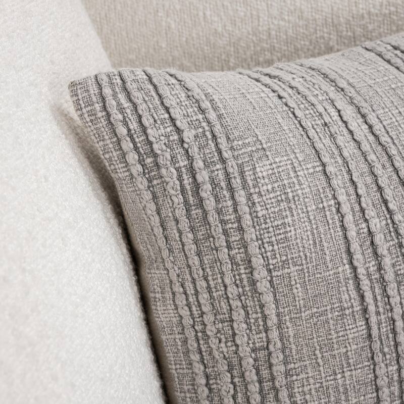 Villa by Classic Home Hannah 100% Cotton 22" Throw Pillow