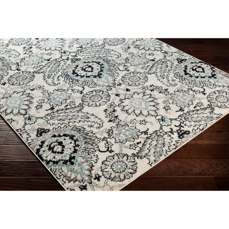 Carson Carrington Irvingsholm Transitional Floral Medallion Area Rug