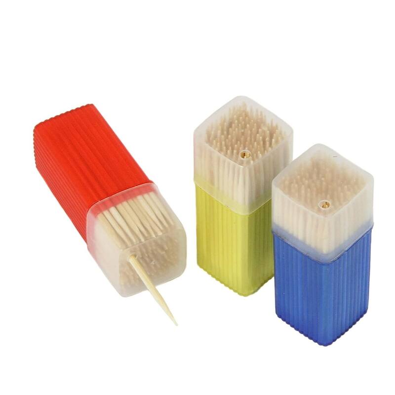 Chef Craft 3pc Toothpick Holder Set with 450 Natural Bamboo Toothpicks - 1 Set